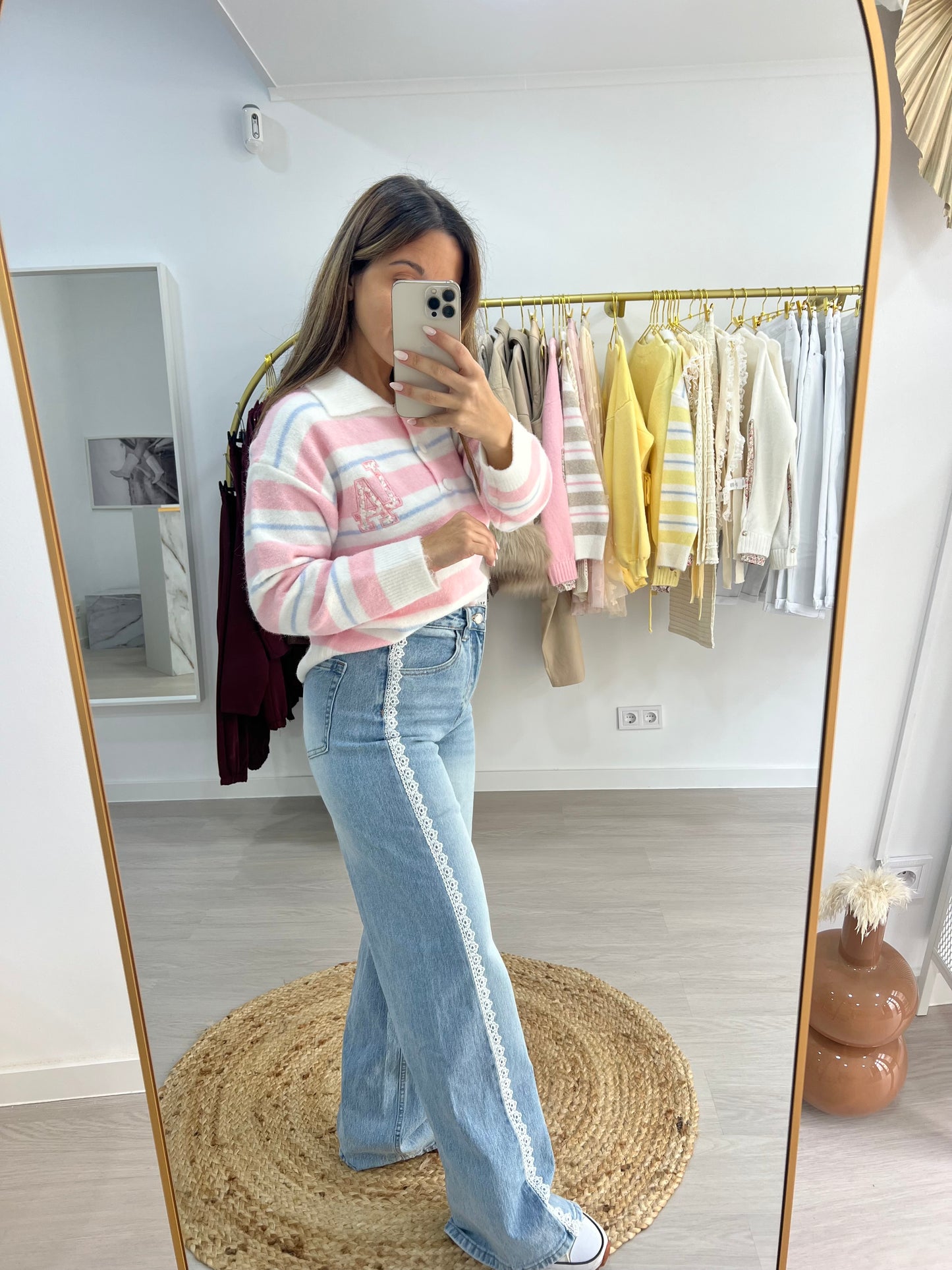 Calça ganga WIDE LEG